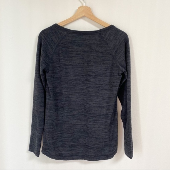 Athleta charcoal no rush yoga pullover sweatshirt - Picture 5 of 6